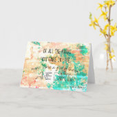 Het citaatkaart van John Muir Kaart (Gele Bloem)