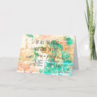 Het citaatkaart van John Muir Kaart