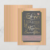 Het citaatontwerp van de weddenschap, met douanele (Voorkant / Achterkant)