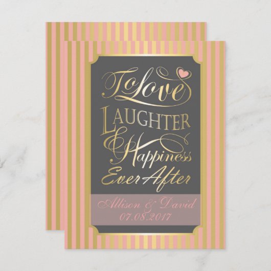 Het citaatontwerp van de weddenschap, met douanele (Voorkant / Achterkant)