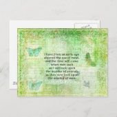 Het citaatveganist van de Rechten van Leonardo da Briefkaart (Voorkant / Achterkant)