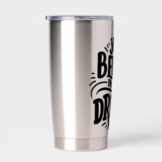 Het citeren over dromen geïsoleerde drinkbeker (Rechts)