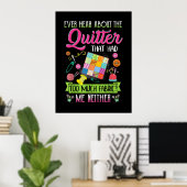 Het citeren van de Vrouwen citaat van het Citaat o Poster (Thuiskantoor)
