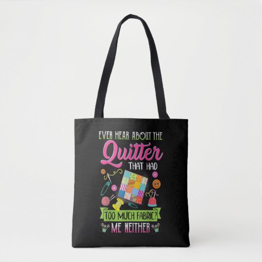 Het citeren van de Vrouwen citaat van het Citaat o Tote Bag (Voorkant)
