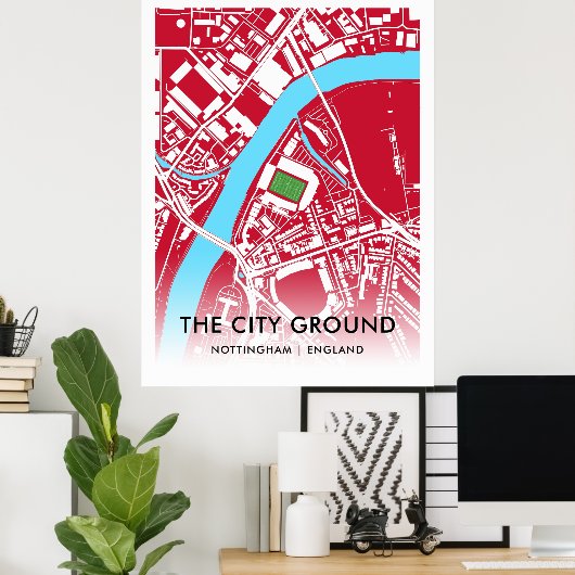Het City Ground Poster is de thuisbasis van het No (Thuiskantoor)