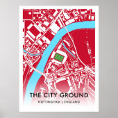 Het City Ground Poster is de thuisbasis van het No (Voorkant)