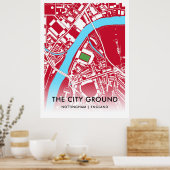 Het City Ground Poster is de thuisbasis van het No (Keuken)