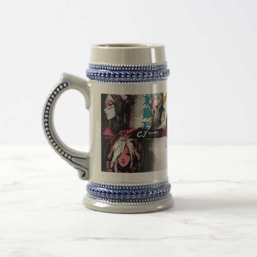 Het CJ Legacy Collective Signature Stein Bierpul (Links)