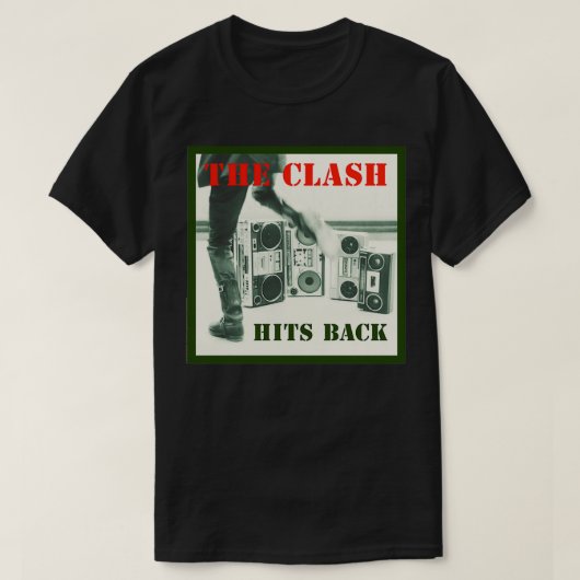 Het Clash u2013 zit achter in het album T-shirt (Design voorkant)