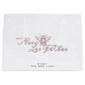 Het Classy Beekeeper Collectie Hive Garden Tas Groot Cadeauzakje (Voorkant)