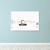 Het "Clermont"-pakket, het eerste stoompakket Canvas Afdruk (Insitu (Houten vloer))
