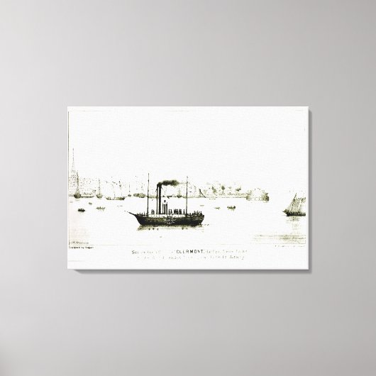 Het "Clermont"-pakket, het eerste stoompakket Canvas Afdruk (Voorkant)
