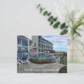 Het Cliff House, Cape Neddick, ik Briefkaart (Staand voorkant)