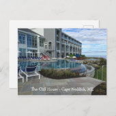 Het Cliff House, Cape Neddick, ik Briefkaart (Voorkant / Achterkant)