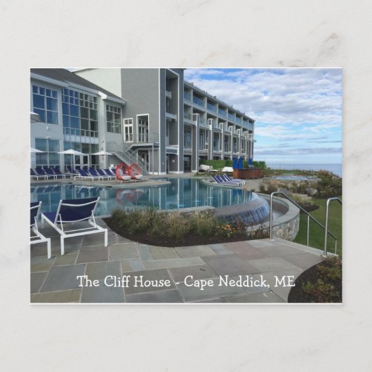Het Cliff House, Cape Neddick, ik Briefkaart (Voorkant)