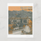 Het Cliff House & Pikes Peak Briefkaart (Voorkant)