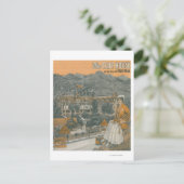 Het Cliff House & Pikes Peak Briefkaart (Staand voorkant)