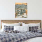 Het Cliff House & Pikes Peak Canvas Afdruk (Insitu (Slaapkamer))