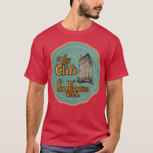 Het Clift Hotel San Francisco California L. wordt  T-shirt