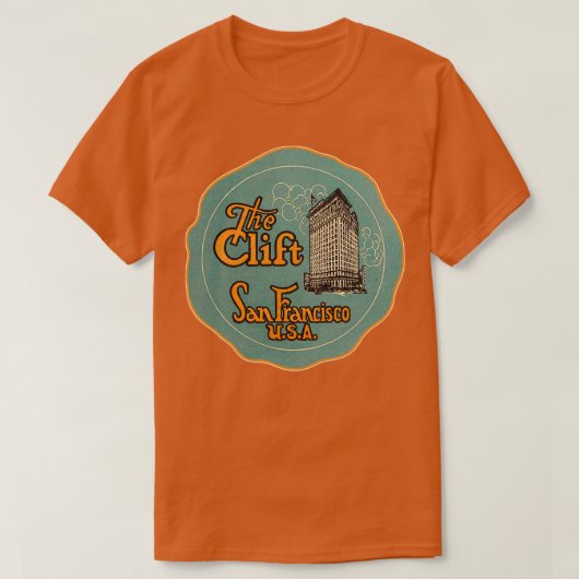 Het Clift Hotel San Francisco California L. wordt  T-shirt (Design voorkant)
