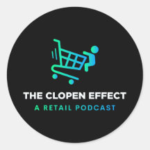 Het Clopen-effect - Klassieke ronde sticker