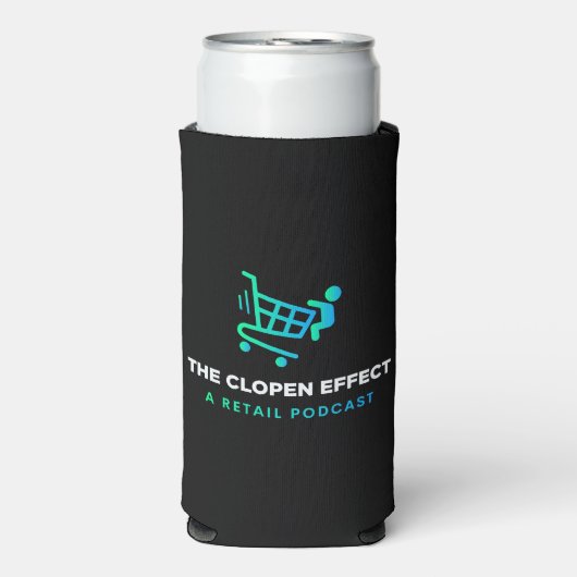 Het Clopen-effect Seltzer Blikjeskoeler (Seltzer Voorkant)