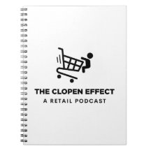 Het Clopen-effect - Zwart Logo Notitieboek