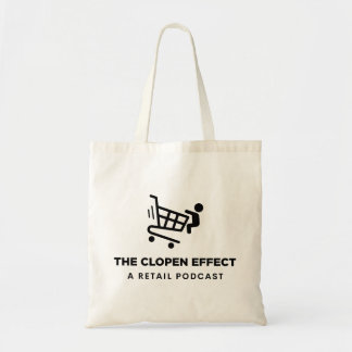 Het Clopen-effect - Zwarte Logo Tote Bag