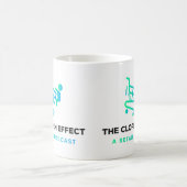 Het Clopen-effect - zwarte Logo tweetone koffie-Mo Koffiemok (Center)