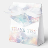 Het Cloud Nine Rainbow Fluffy Cloud Baby shower Bedankdoosjes (Voorkant)