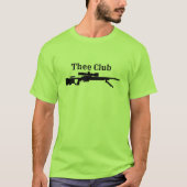 het clubhert en het geweer t-shirt (Voorkant)