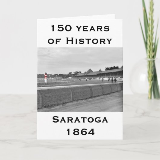 Het Clubhuis van Saratoga Kaart (Voorkant)