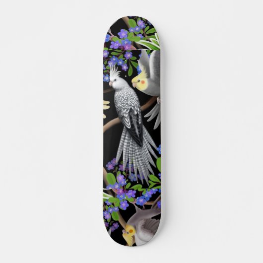 Het Cockatielskateboard Persoonlijk Skateboard (Voorkant)