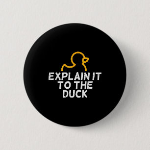 Het Coder Programmeur Tech Ontwikkelaar Shirts Man Ronde Button 5,7 Cm
