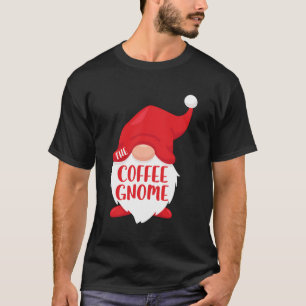 Het Coffee Gnome T-shirt Matching Christmas Costum