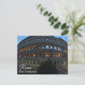 Het Coliseum in Rome, Italië in Dusk - Briefkaart (Staand voorkant)