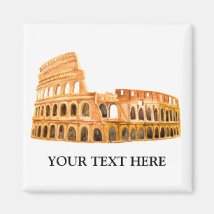 Het Coliseum Rome, Italië, gepersonaliseerd ontwer Magneet