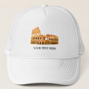 Het Coliseum Rome, Italië, gepersonaliseerd ontwer Trucker Pet