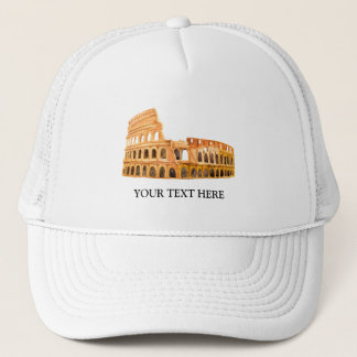 Het Coliseum Rome, Italië, gepersonaliseerd ontwer Trucker Pet