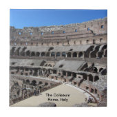 Het Coliseum - Rome, Italië Tegeltje (Voorkant)