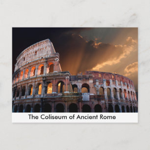 Het Coliseum van het Oude Rome Briefkaart