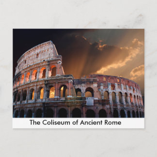 Het Coliseum van het Oude Rome Briefkaart