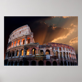 Het Coliseum van het Oude Rome Poster