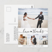 Het Collage Weddenschap van het Manuscript van de  Briefkaart (Voorkant / Achterkant)