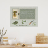 Het Collectie Alice: De kat van Cheshire Poster (Keuken)