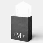 Het Collectie Chalkboard en Lace Wedding Bedankdoosjes (Geopend)