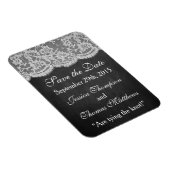 Het Collectie Chalkboard en Lace Wedding Magneet (Rechterzijde)
