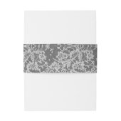 Het Collectie Chalkboard en Lace Wedding Uitnodigingen Wikkel (Achterkant Voorbeeld)