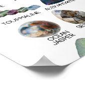 Het Collectie Crystal Rainbow Rock Geology Poster (Hoek)