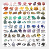 Het Collectie Crystal Rainbow Rocks Sticker — blad (Voorkant)